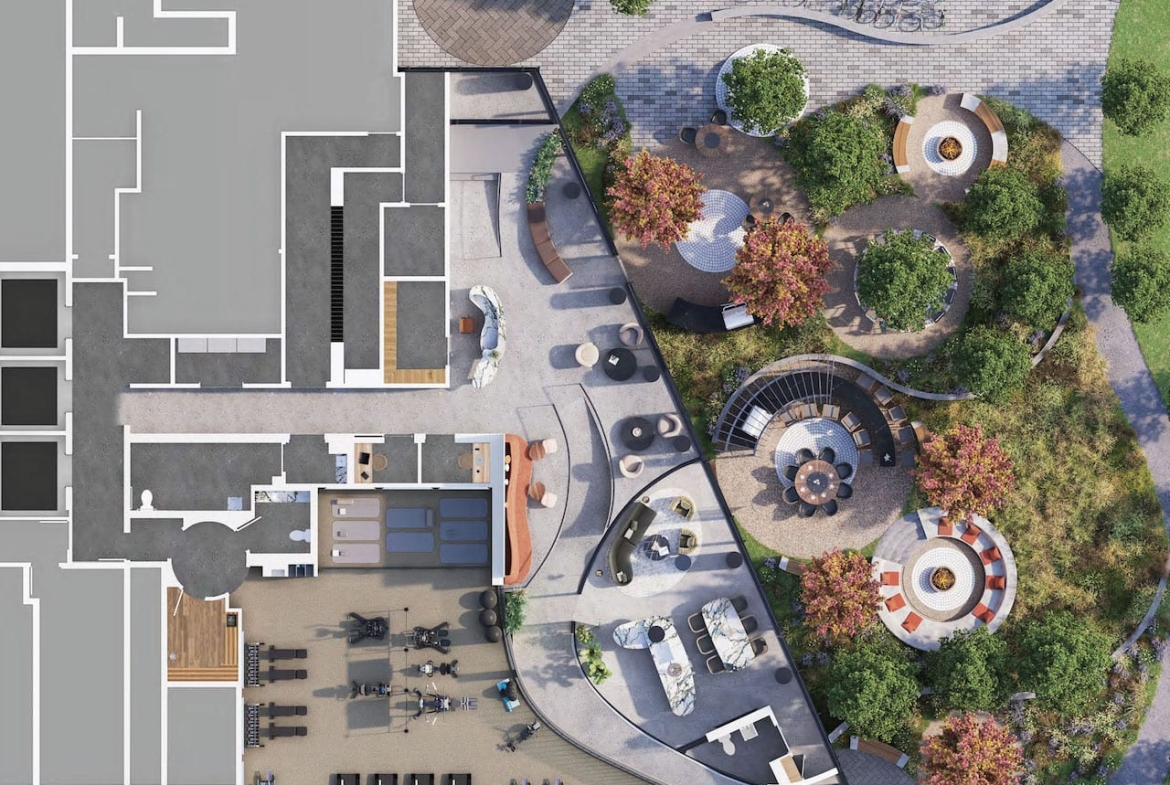 North Oak Tower 3 amenities flat plan