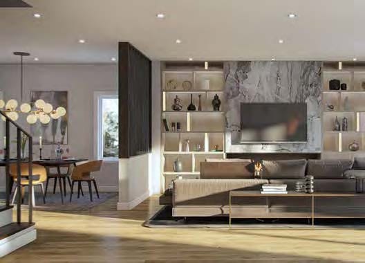 Rendering of Maya Urban Towns interior living room