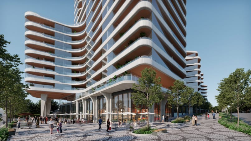 Exterior rendering of St Clair Gardens Condos 1
