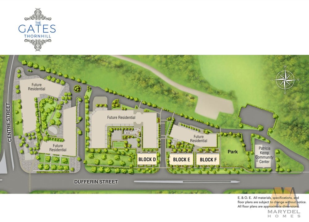 The Gates of Thornhill site plan