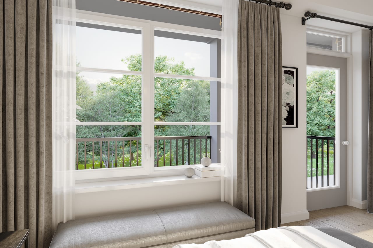 Rendering of Wallaceton Ruby Master bedroom