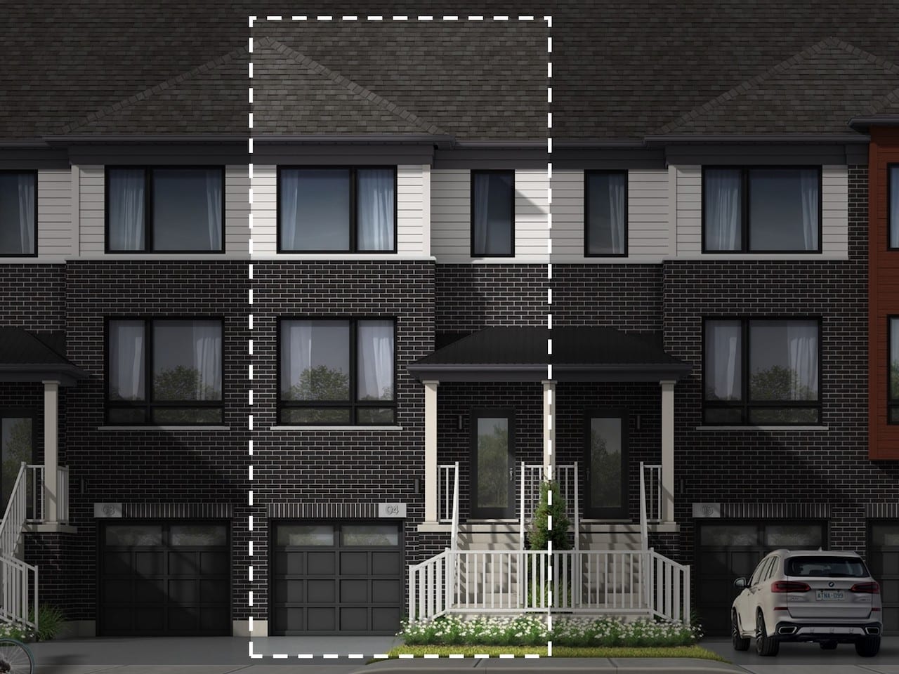 Rendering of Sora Towns exterior Sundance A