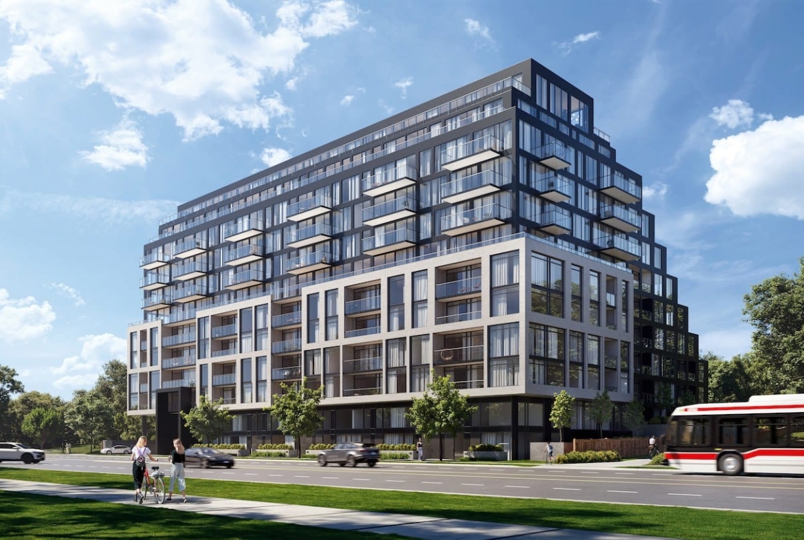 Rendering of Wilson West Condos Exterior during the day