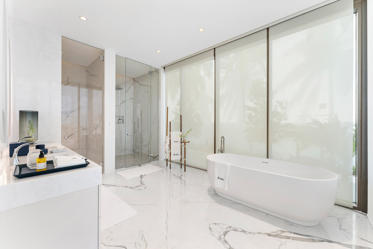 St. Regis Residences Sunny Isles Beach master bath
