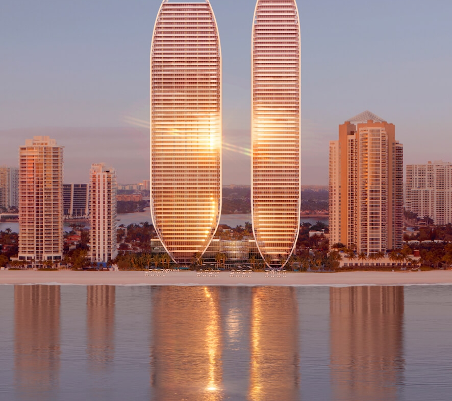 St. Regis Residences Sunny Isles Beach Exterior full view