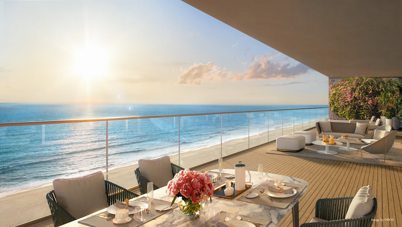 St. Regis Residences Sunny Isles Beach terrace