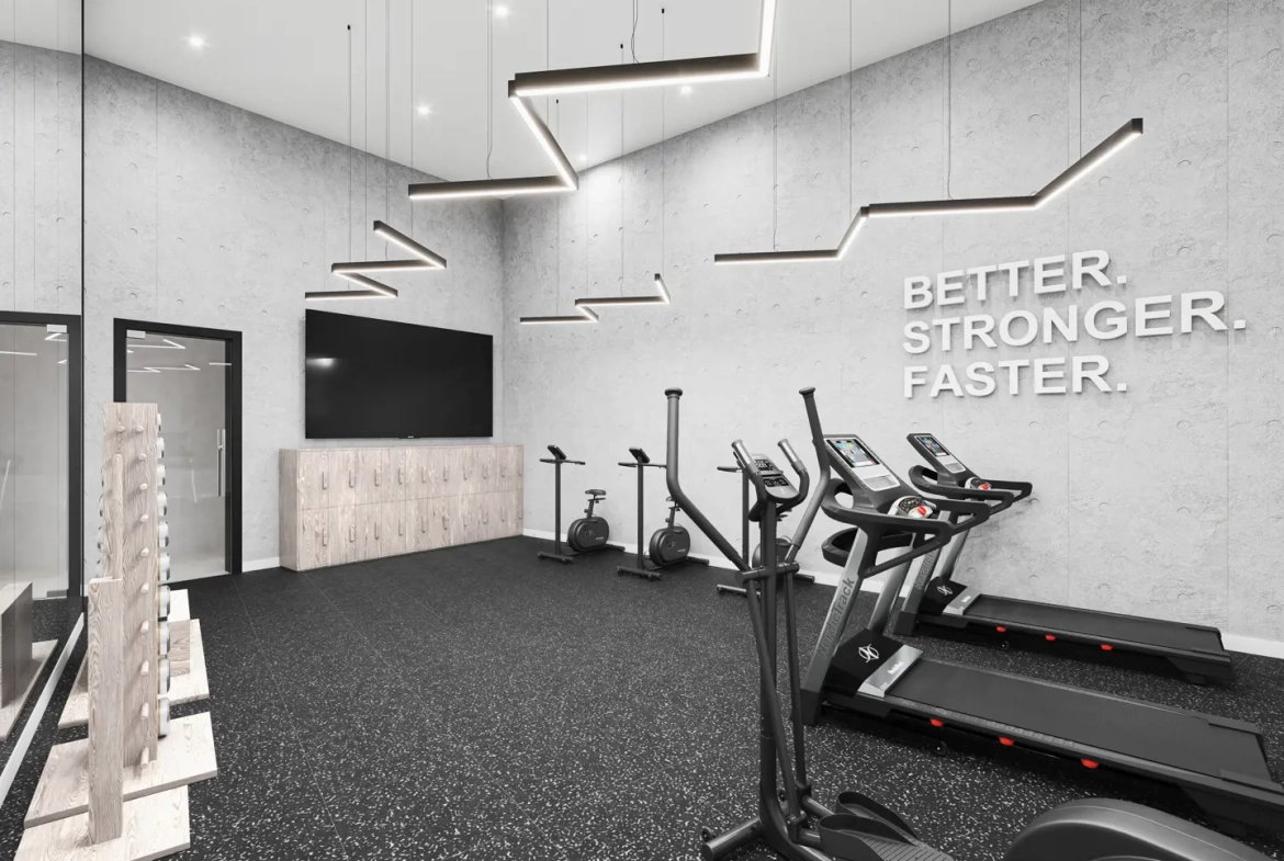 Rendering of Emerson House Boutique Residences fitness centre