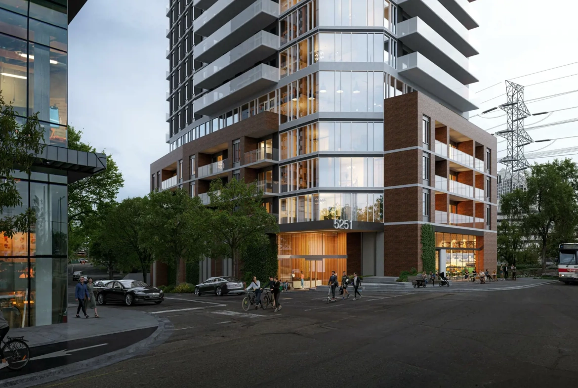 Rendering of Kipling Station exterior