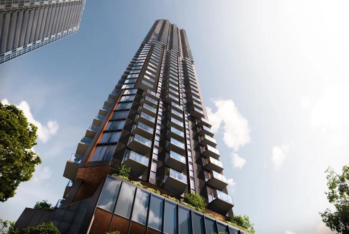 Rendering of Kipling Station Condos exterior