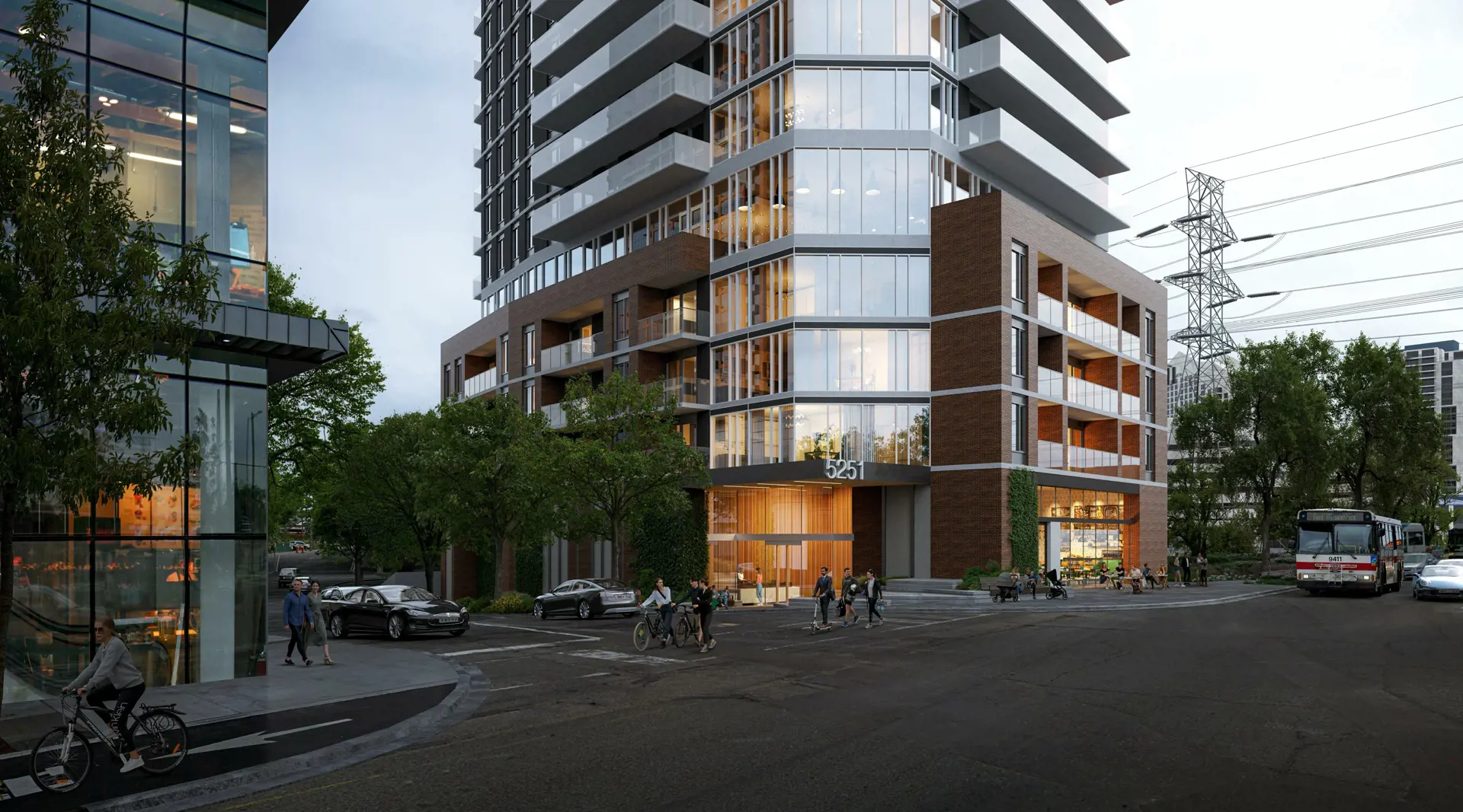 Rendering of Kipling Station exterior