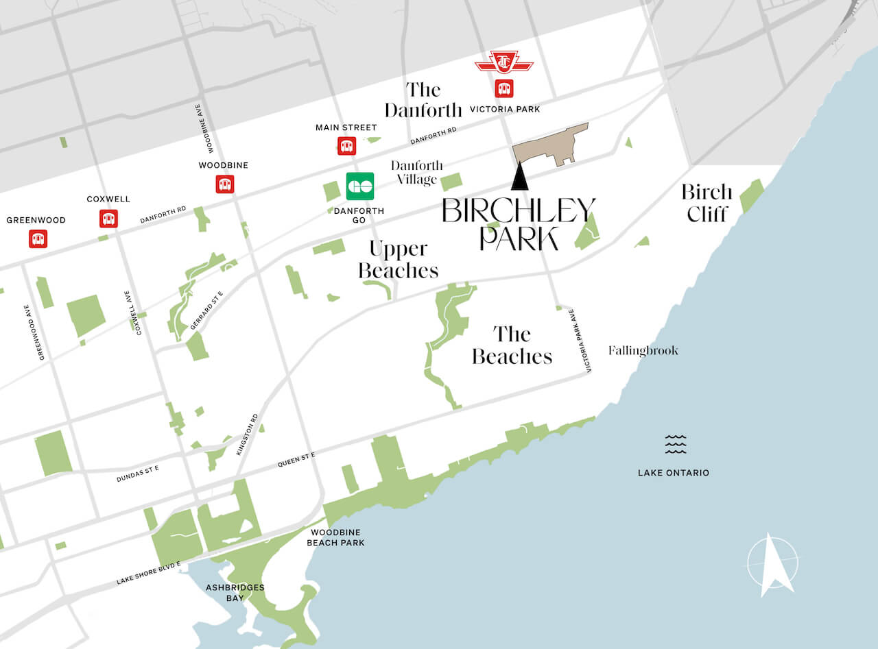 Map of Birchley Park Condos and and Towns in Toronto