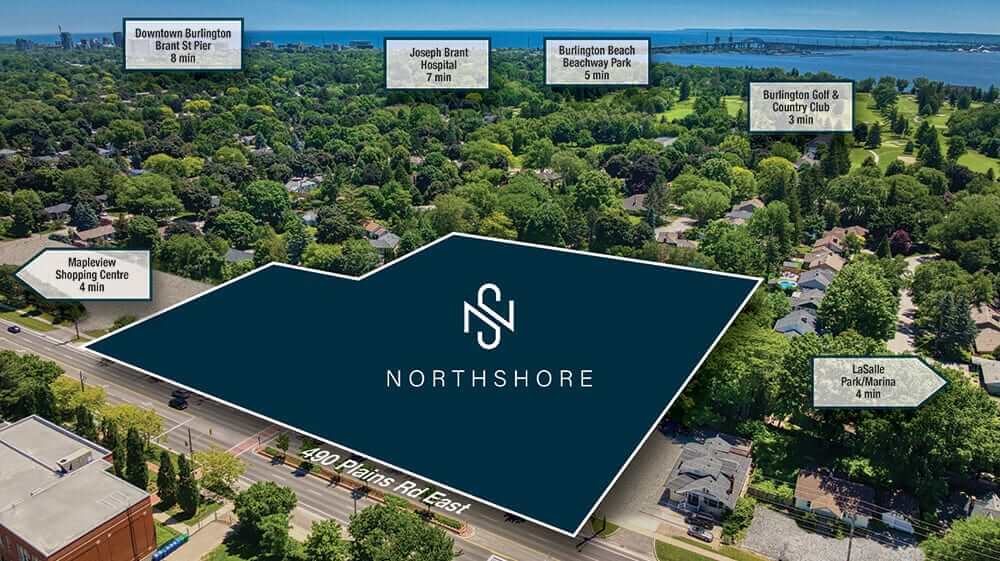 Northshore aerial map