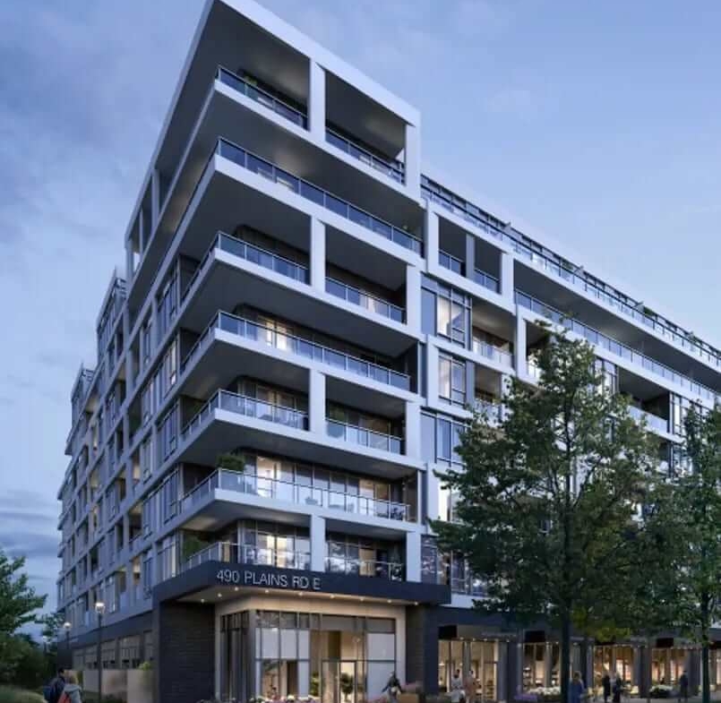 Rendering of Northshore exterior at dusk