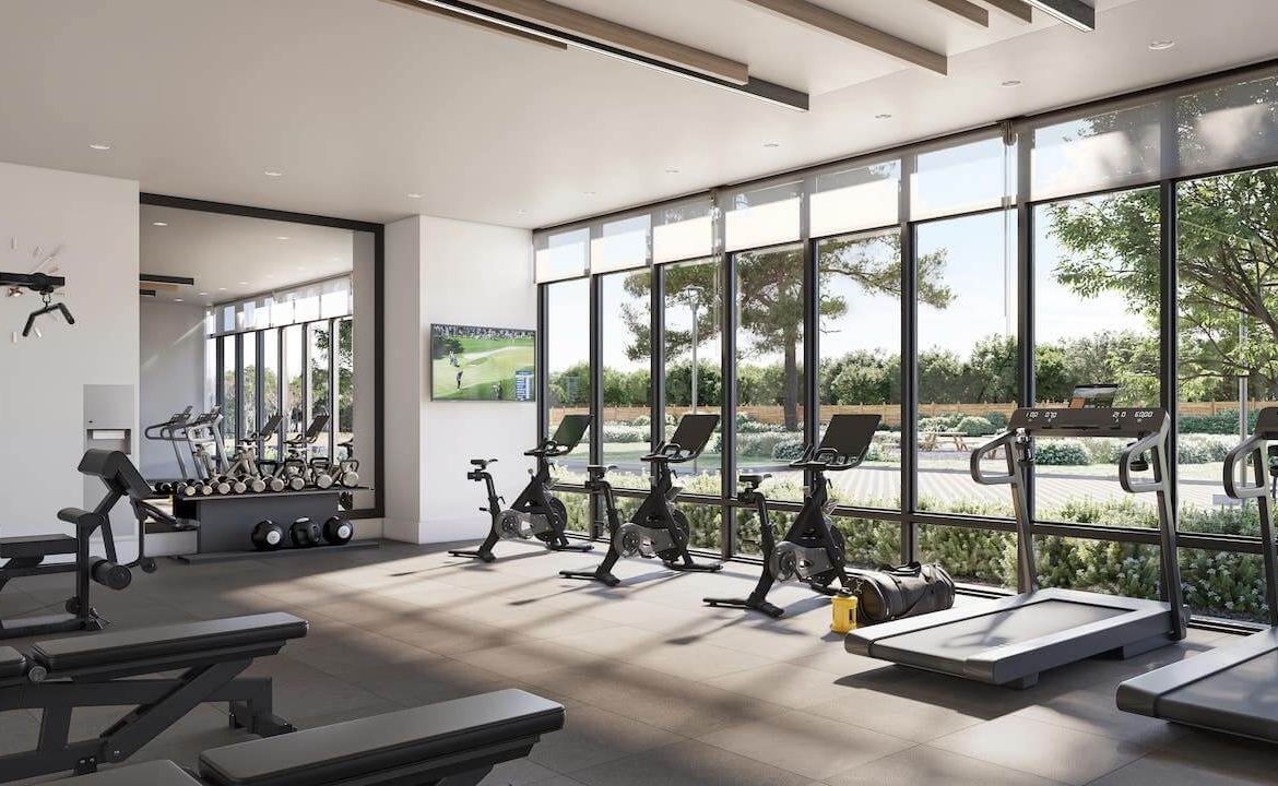 Rendering of Northshore Condos fitness centre