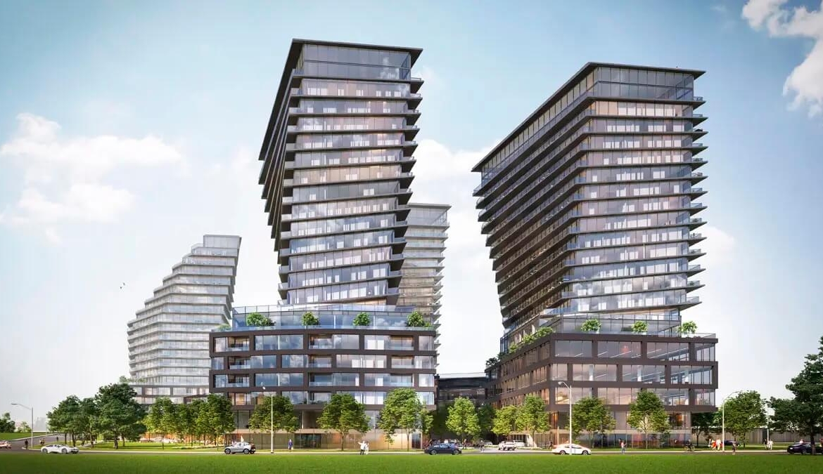 The 9Hundred Condos exterior rendering 2 towers