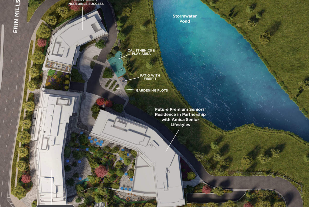 Site map of The Kith Condos