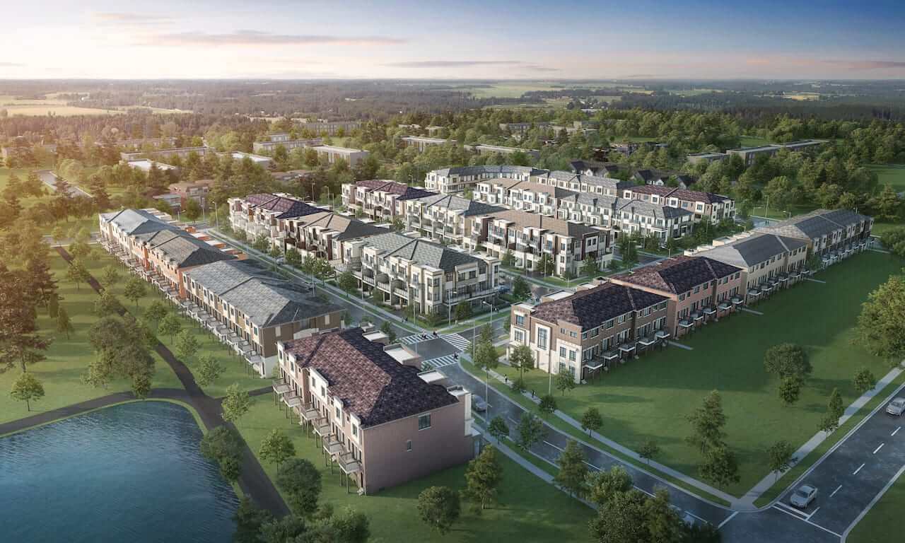 Rendering of NAVA Oakville aerial