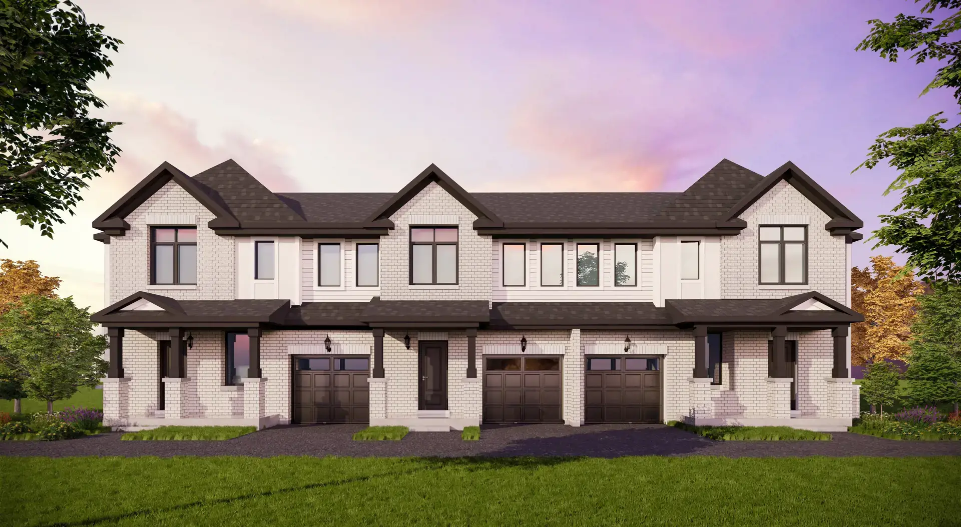 Rendering of Grand Ridge North Towns Exterior 1
