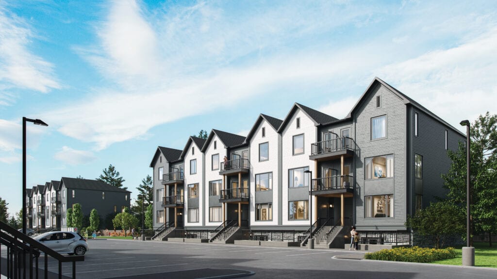 Rendering of Marquis Modern Towns exterior