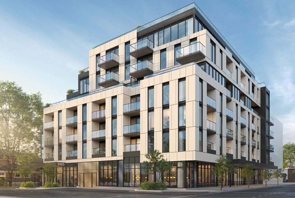 Exterior rendering of Windsor House full view