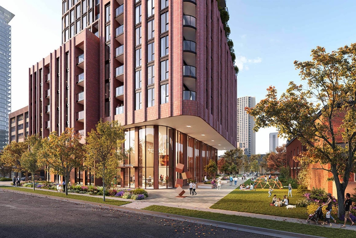 Rendering of 135 Isabella Condos exterior