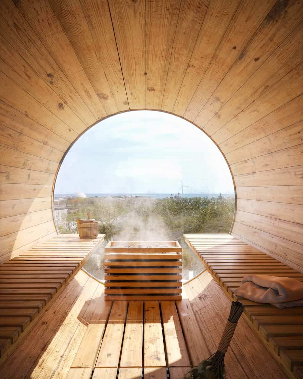 Rendering of 8 Temple Condos Sauna