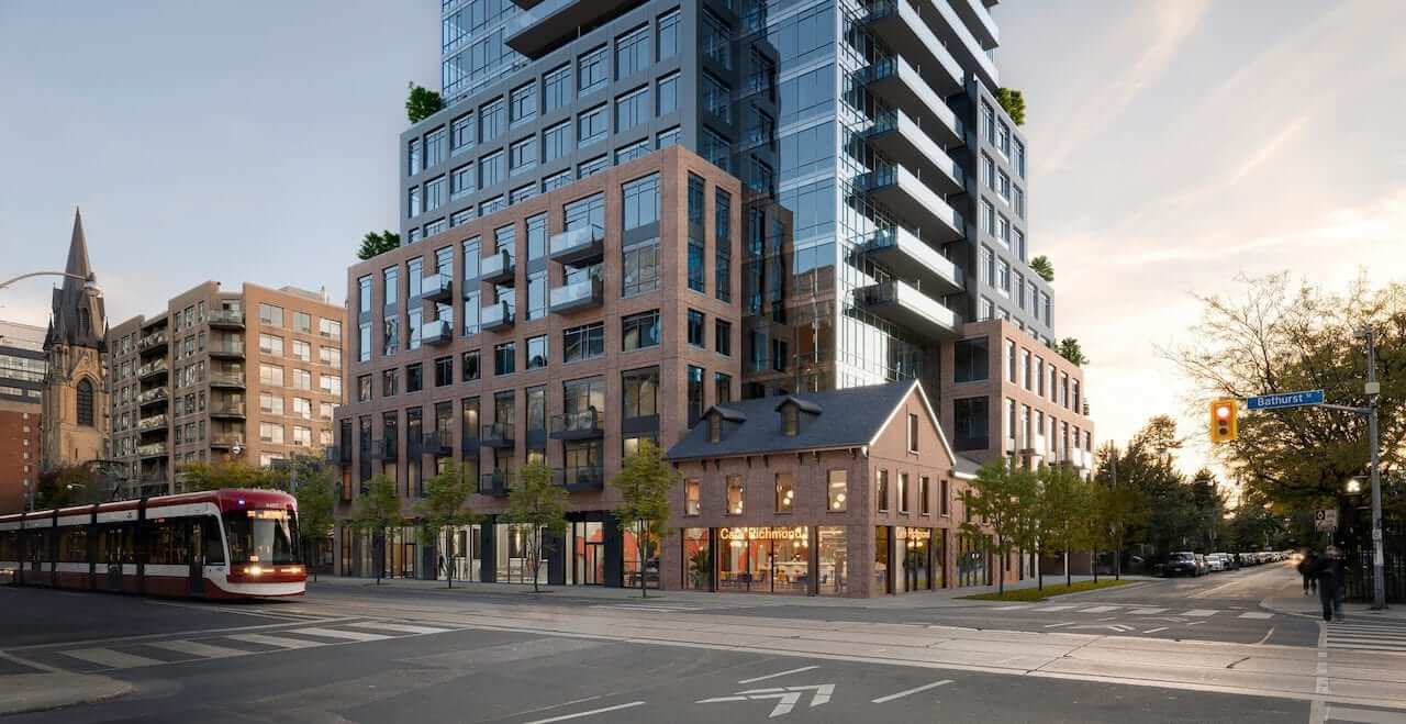 Rendering of Reside on Richmond exterior bottom half