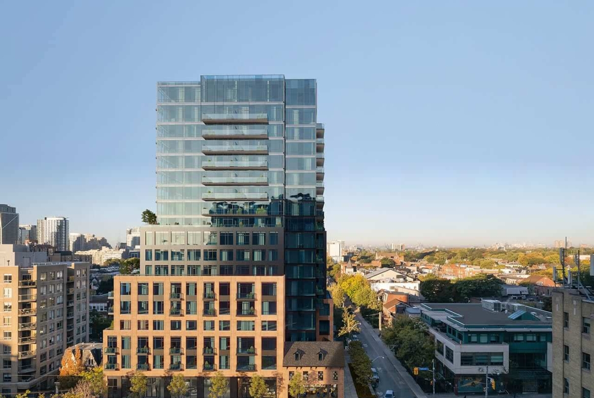Rendering of Reside on Richmond exterior Aerial