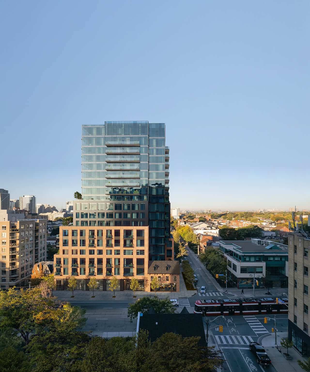 Rendering of Reside on Richmond exterior Aerial