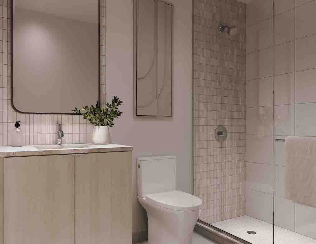 Rendering of Arcadia District Condos ensuite