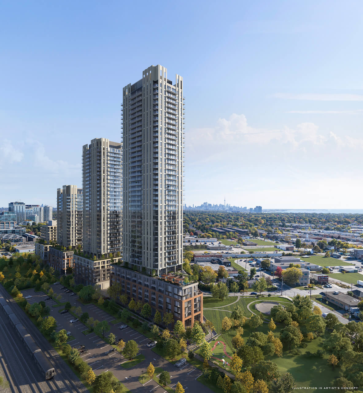 Rendering of Arcadia District Condos Flat Iron