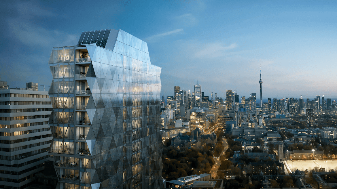 Rendering of 210 Bloor West Condos jewel box