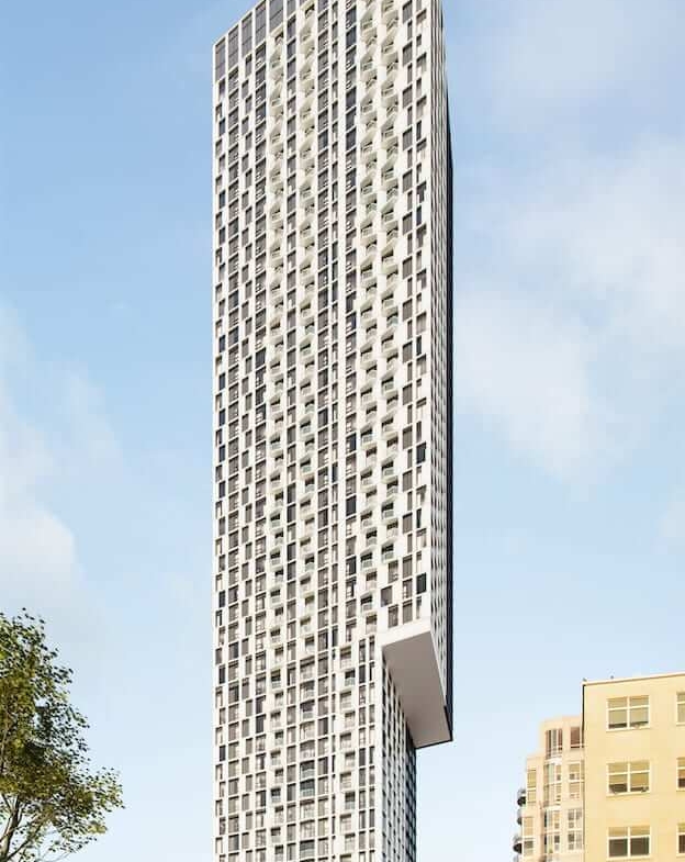 Rendering of The Hill Residences exterior during the day