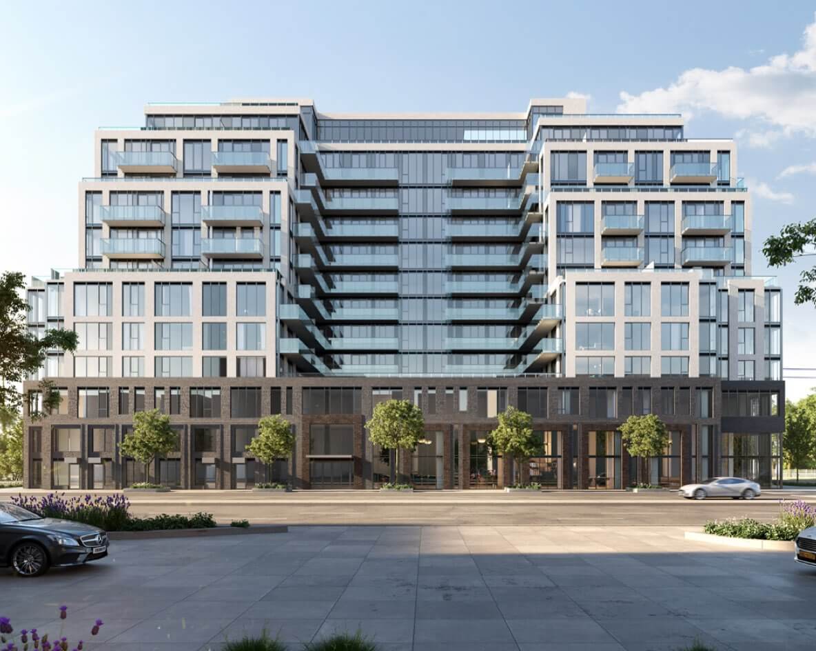 Rendering of JOYA Condos exterior view during the day