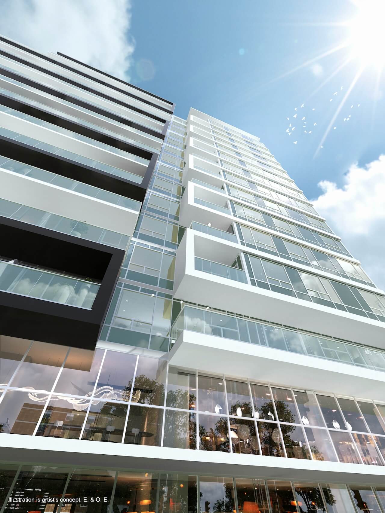 Rendering of 2992 Sheppard Condos Exterior Rendering 1