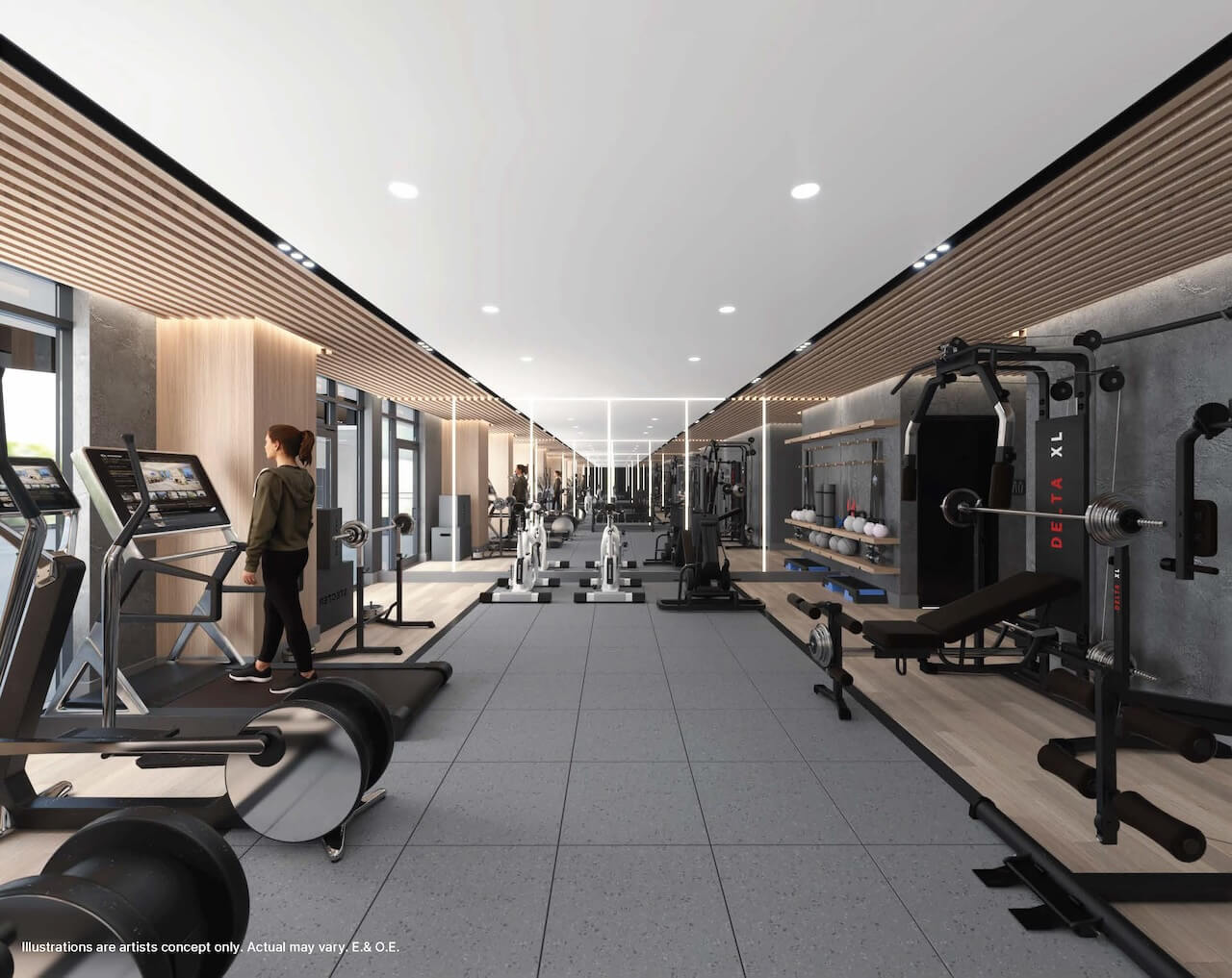Rendering of 2992 Sheppard Condos Fitness Studio Hero 1