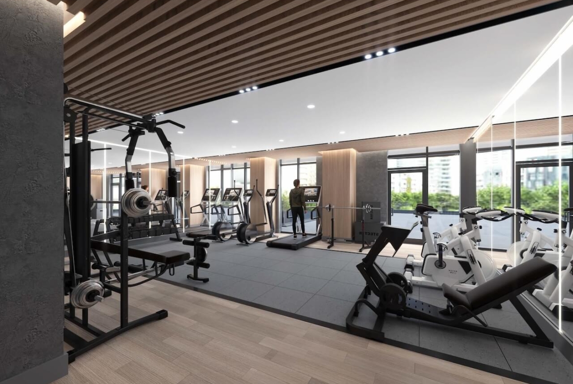 Rendering of 2992 Sheppard Condos Fitness Studio Hero 2