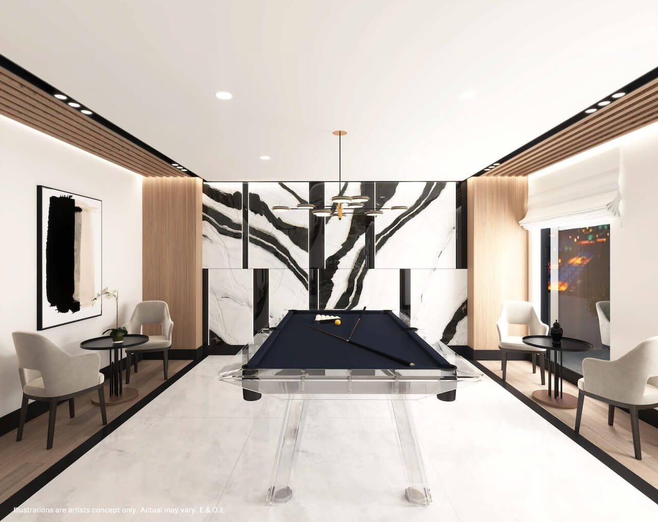 Rendering of 2992 Sheppard Condos Games Room Hero