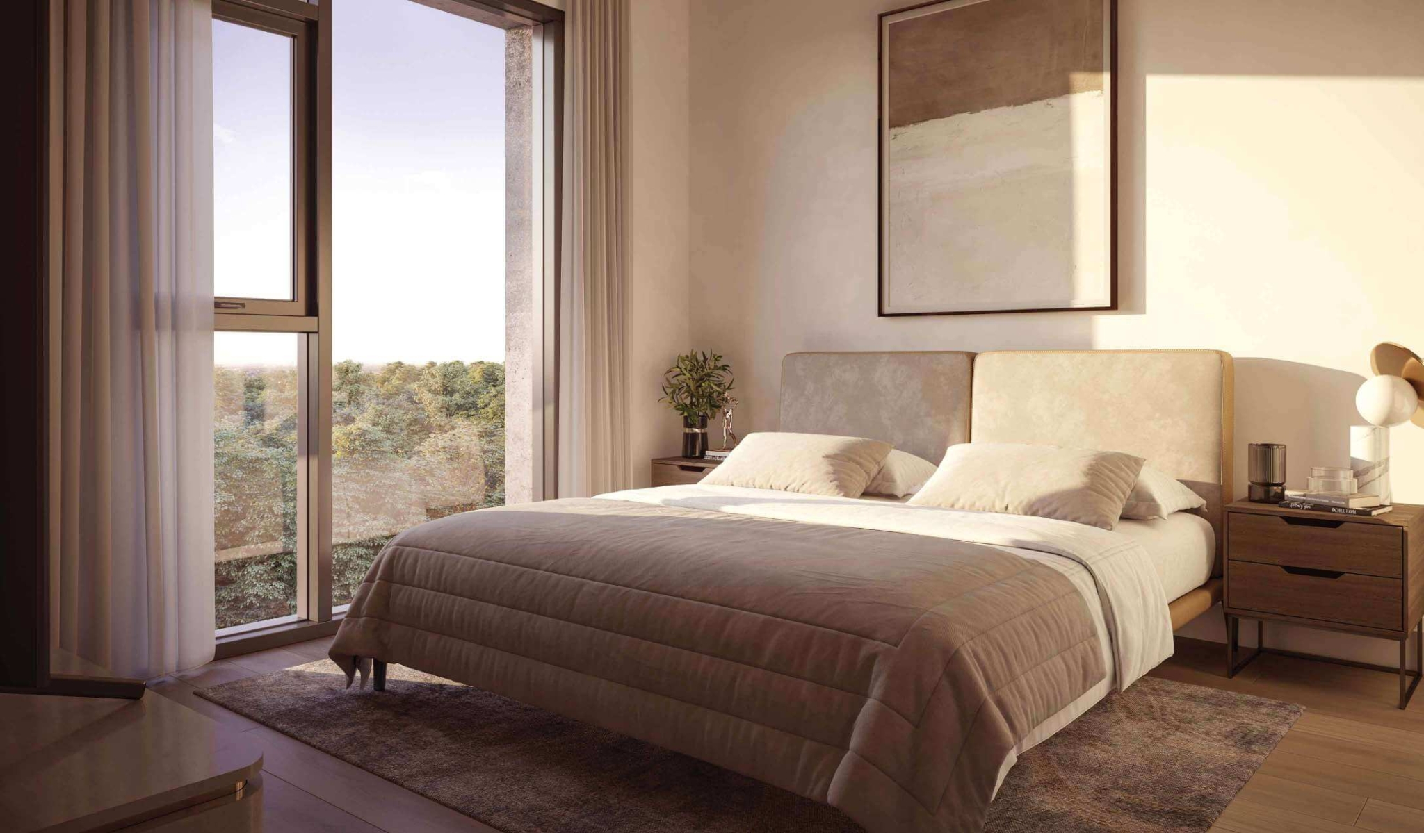 Mile and Creek Phase 3 Condos suite interior bedroom