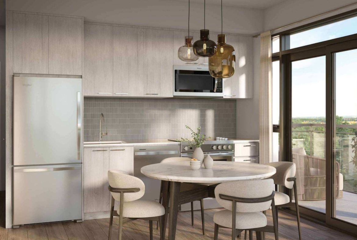 Mile and Creek Phase 3 Condos suite interior kitchen