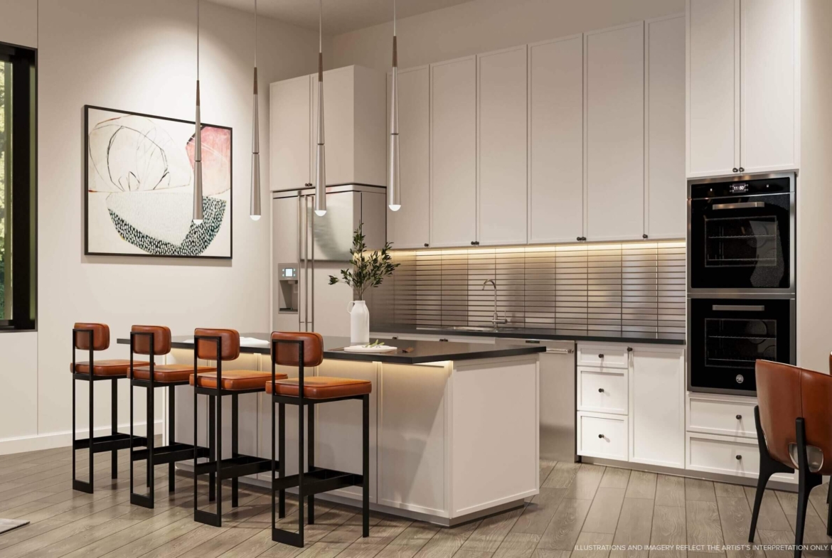 Creekside Condos Milton club house kitchen