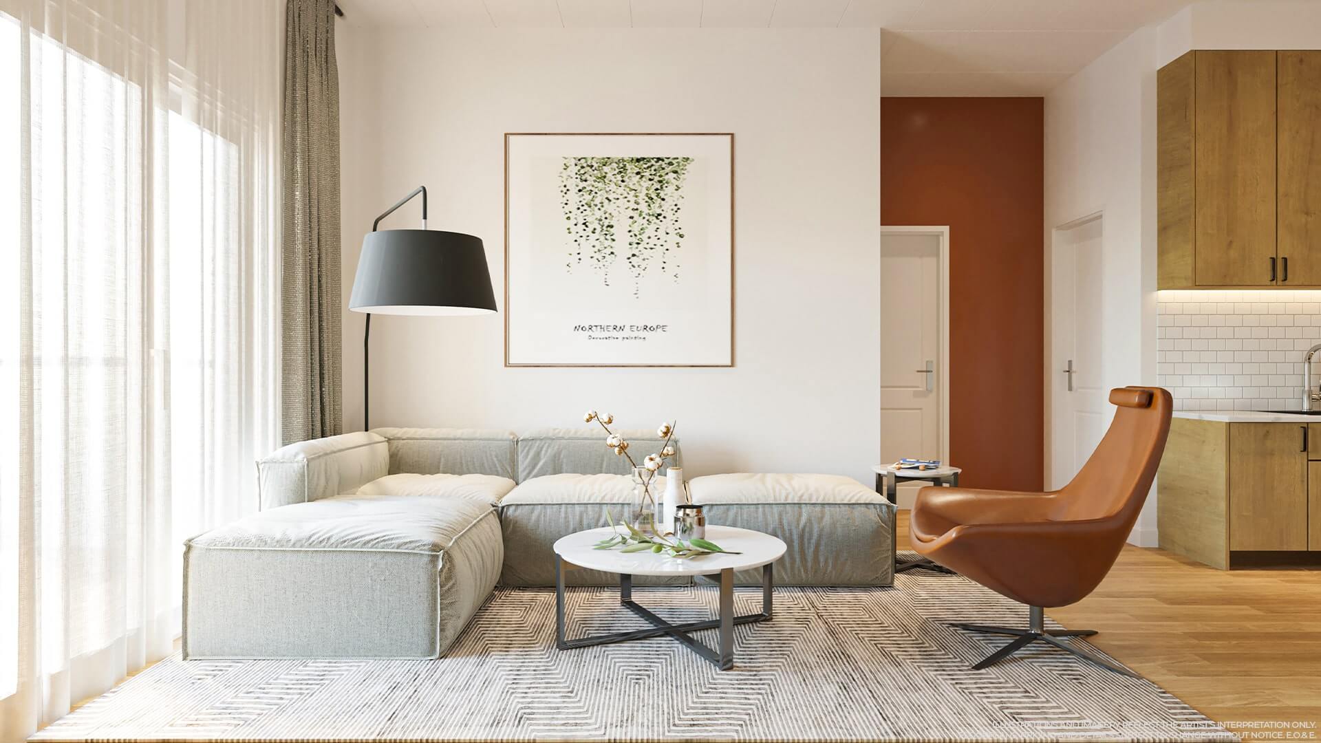 Creekside Condos Milton living room