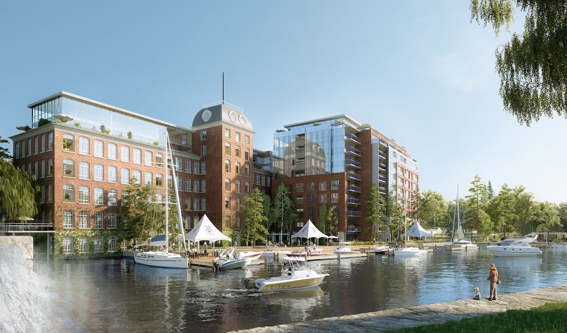 Rendering of Harbour Club Port Dalhousie exterior