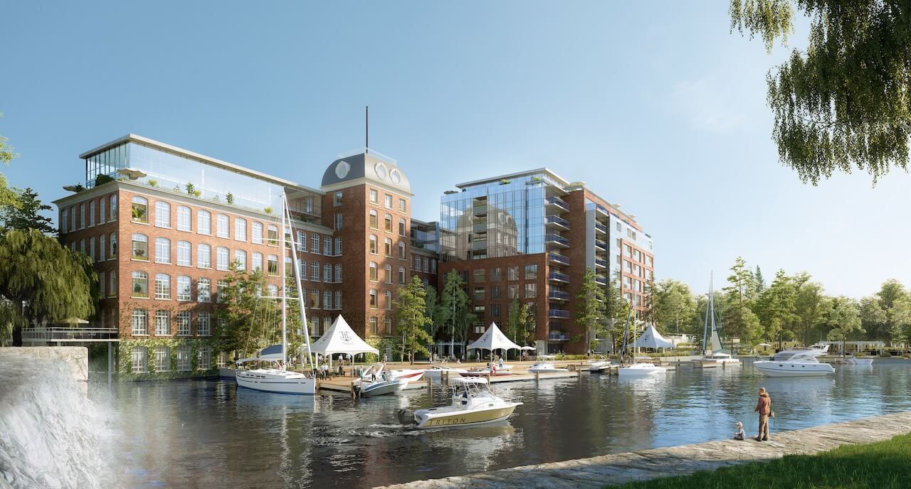 Rendering of Harbour Club Port Dalhousie exterior