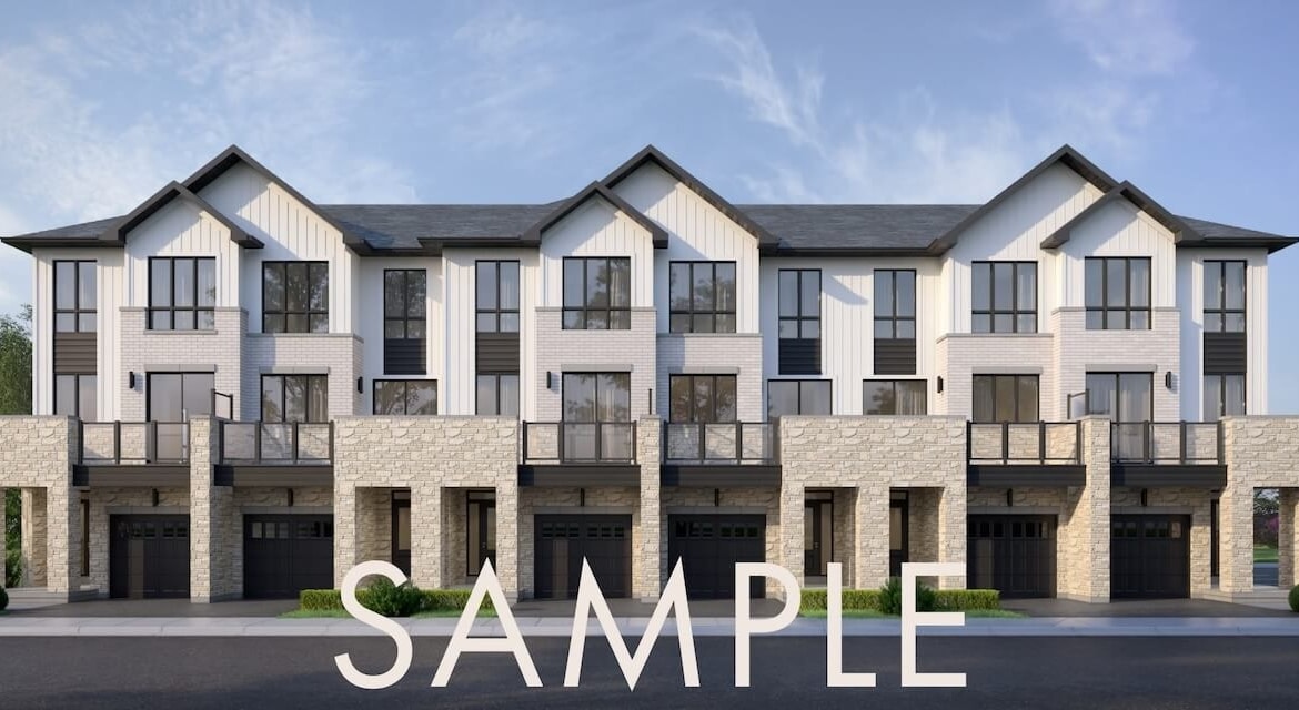 Rendering of The Willows Towns exterior