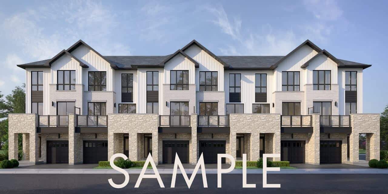 Rendering of The Willows Towns exterior