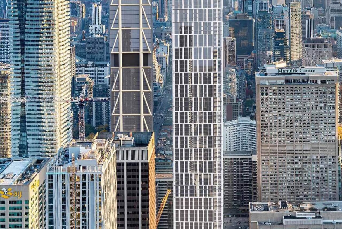 Rendering of 19 Bloor West Condos exterior