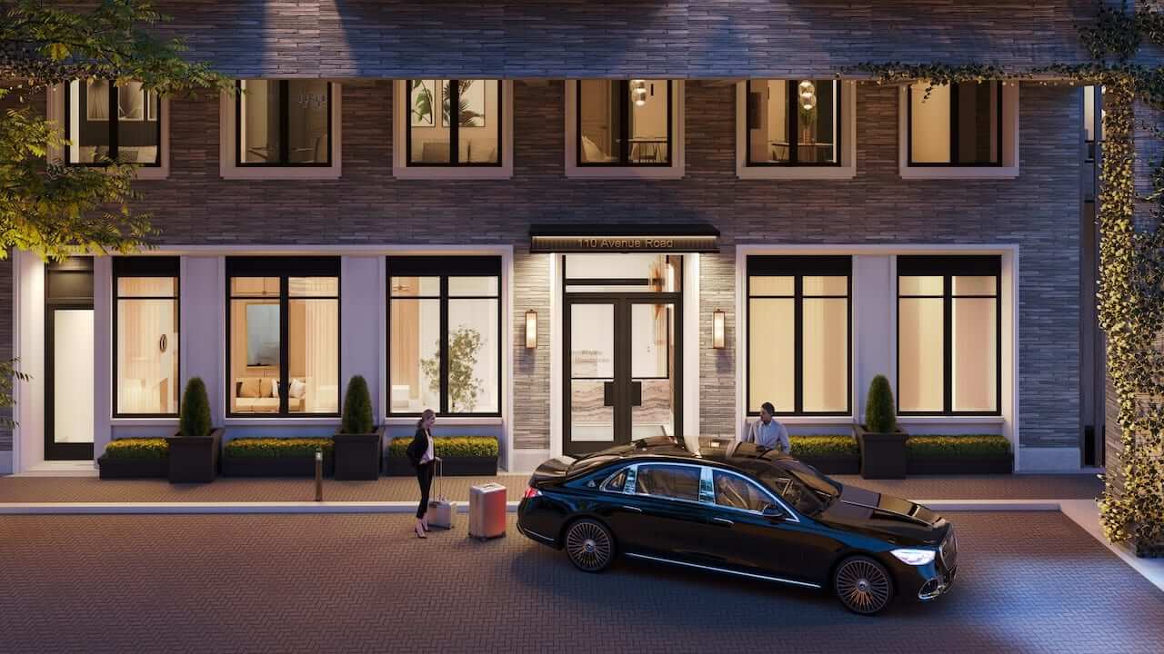 One Ten Condos entrance