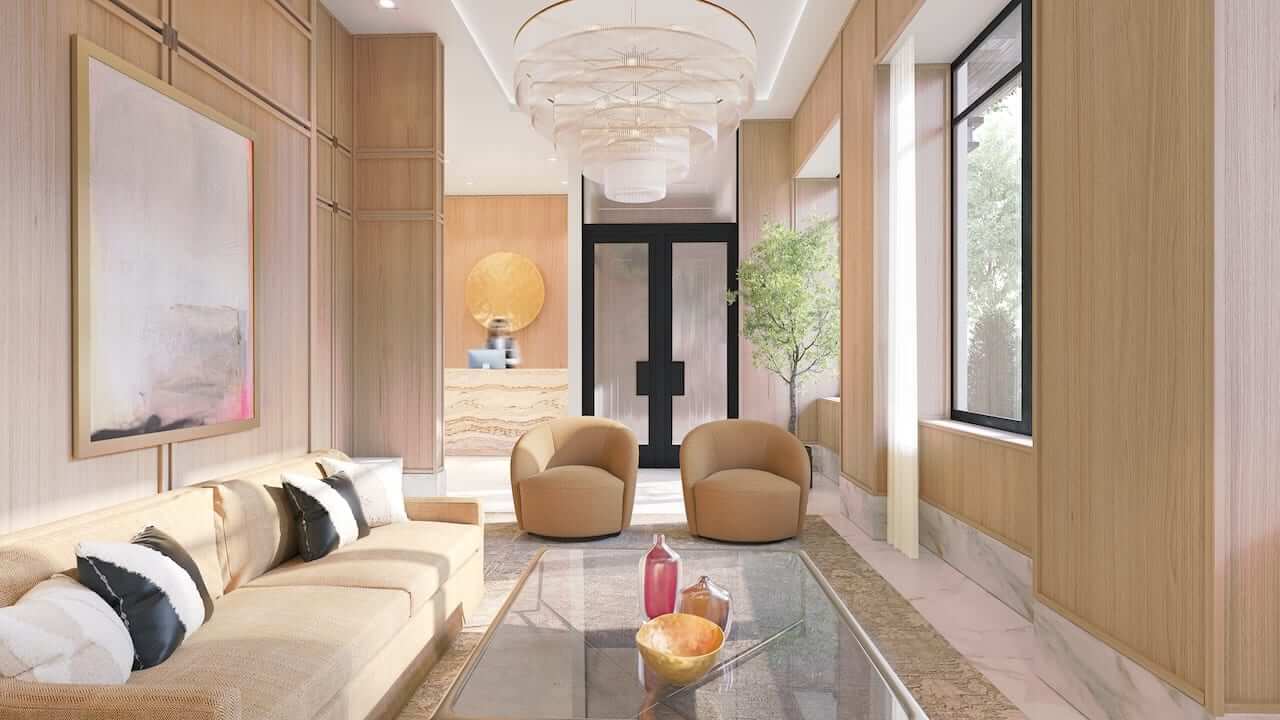 One Ten Condos lobby