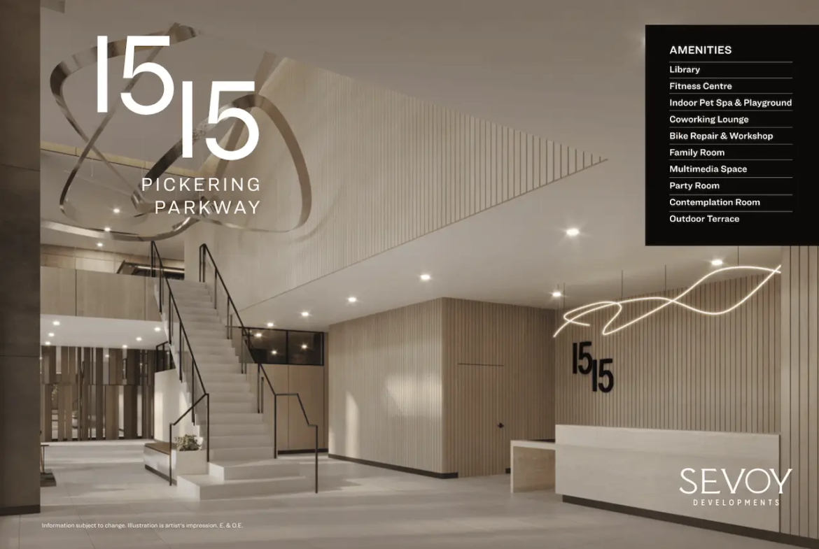 1515 Pickering Parkway Condos lobby